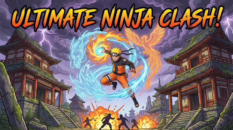 四虎忍者对决视频